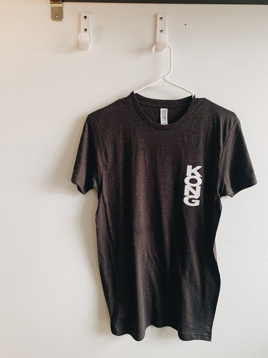 Kong Short Sleeve T-Shirt - Dark Gray (stone)