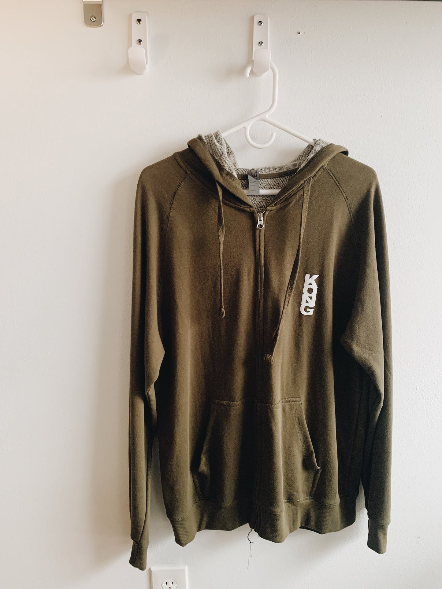 Kong Zip Up Hoodie - Green
