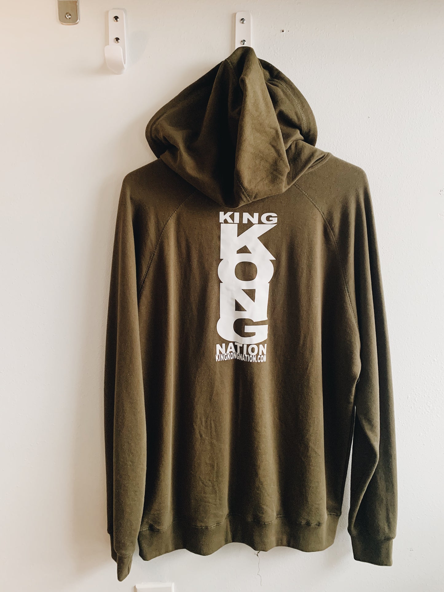 Kong Zip Up Hoodie - Green