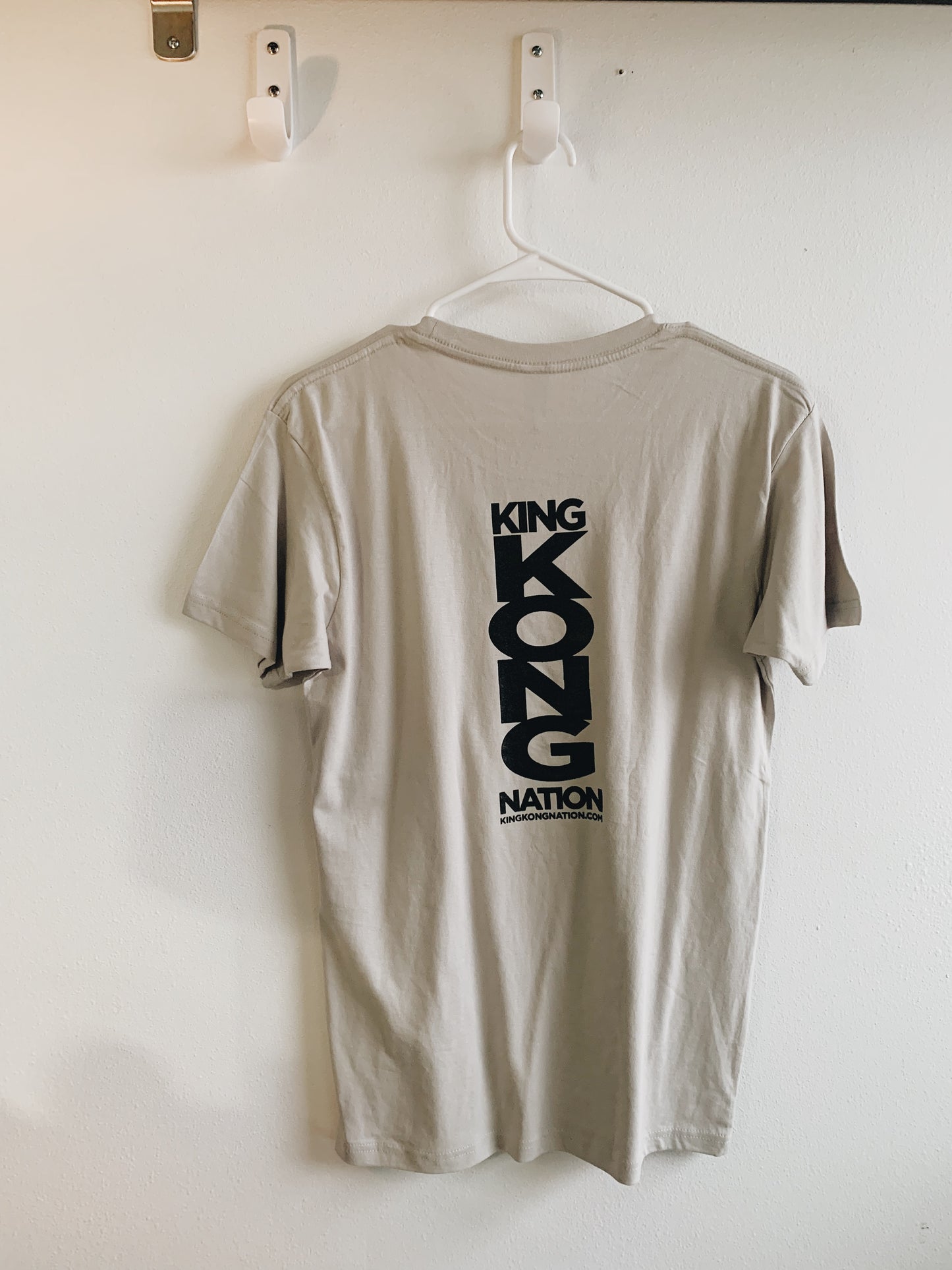 Kong Short Sleeve T-Shirt - Light Gray