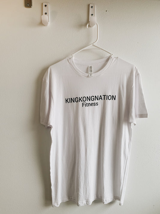 King Kong Nation Fitness Short Sleeve T-Shirt - White